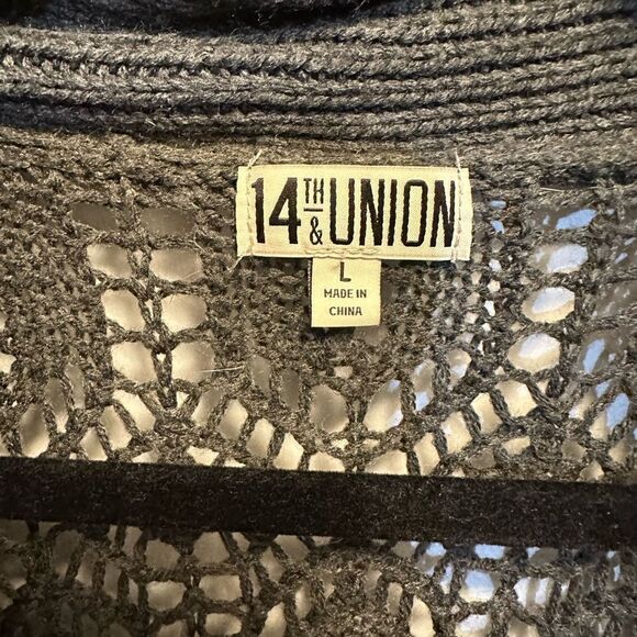 EUC 14th & Union Crocheted Sweater - Picture 2 of 4